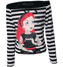 TATTOO PRINCESS BOATNECK